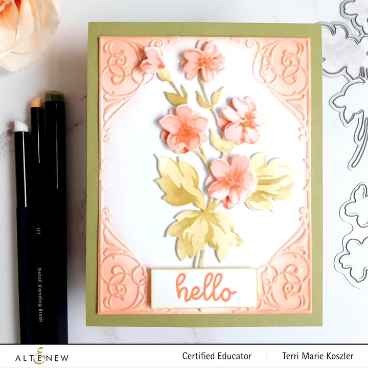 Part A-Glitz Art Craft Co.,LTD Dies Hill Blossoms Die Set
