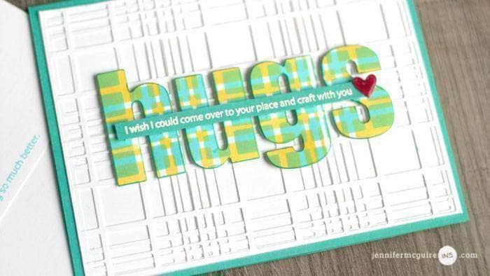 Part A-Glitz Art Craft Co.,LTD Dies Layered Plaid Cover Die B