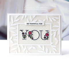 Part A-Glitz Art Craft Co.,LTD Dies Leaf Frame Cover Die