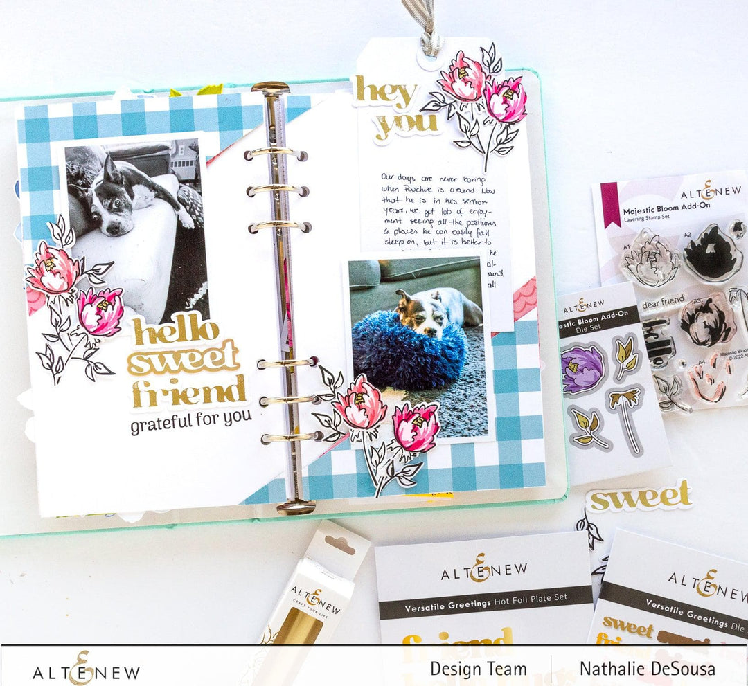 Part A-Glitz Art Craft Co.,LTD Dies Majestic Bloom Add-On Die Set