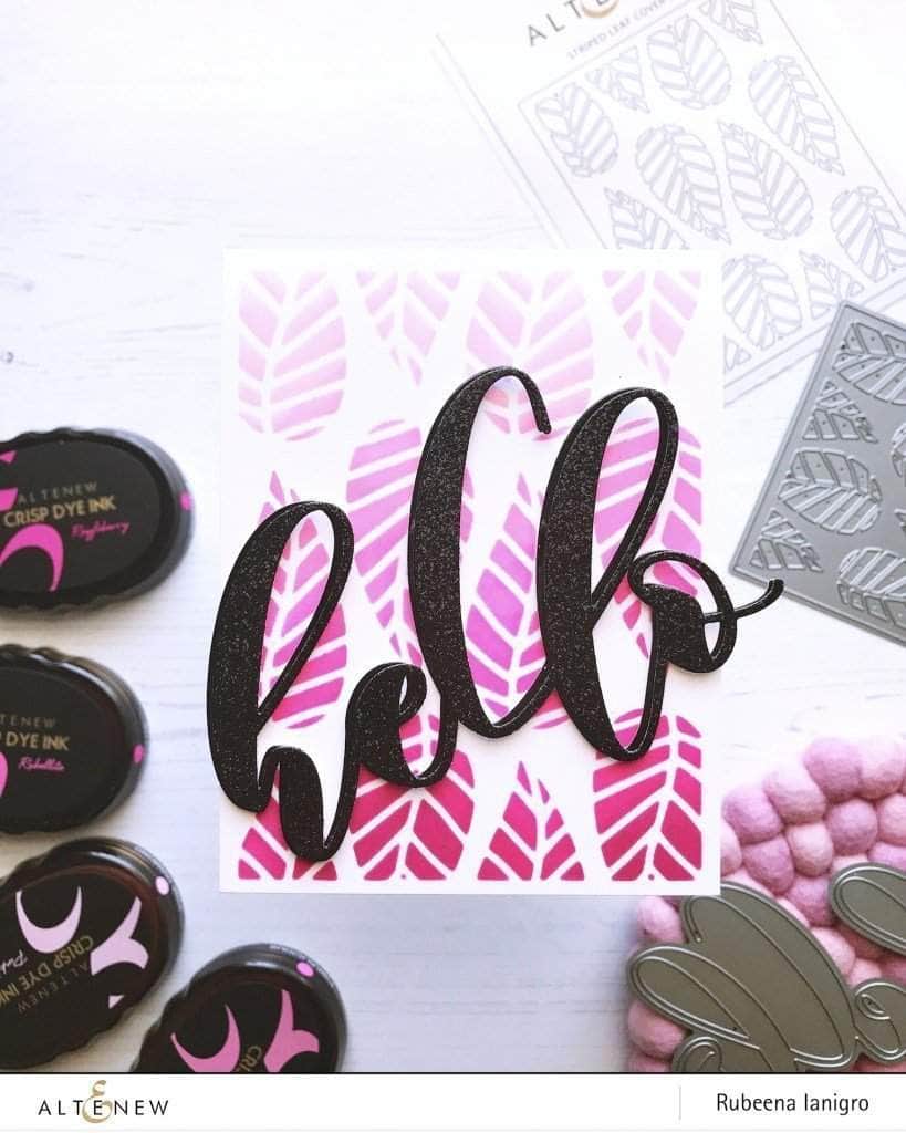 Part A-Glitz Art Craft Co.,LTD Dies Mega Hello Die