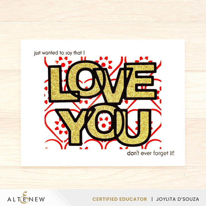 Outlined Love You Die
