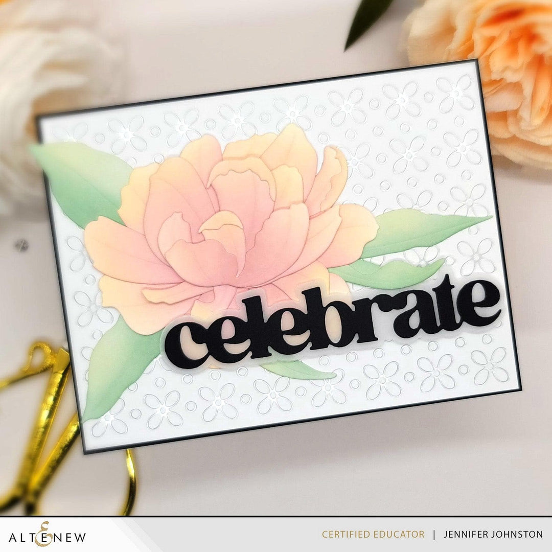 Pink Star Tulip Layering Die Set