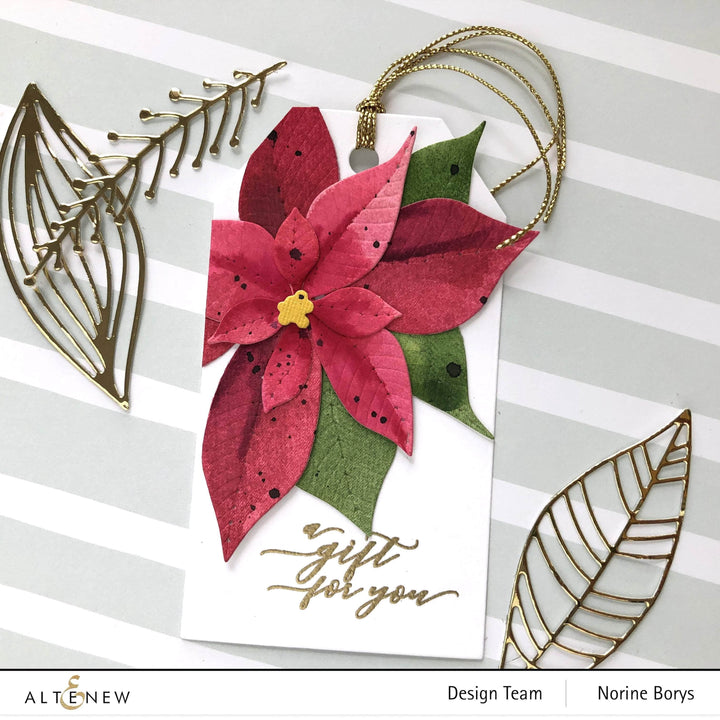 Part A-Glitz Art Craft Co.,LTD Dies Poinsettia 3D Die Set