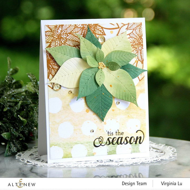 Part A-Glitz Art Craft Co.,LTD Dies Poinsettia 3D Die Set
