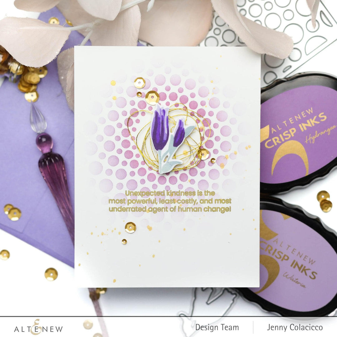 Part A-Glitz Art Craft Co.,LTD Dies Radial Circles Cover Die