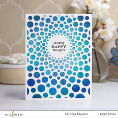 Part A-Glitz Art Craft Co.,LTD Dies Radial Circles Cover Die