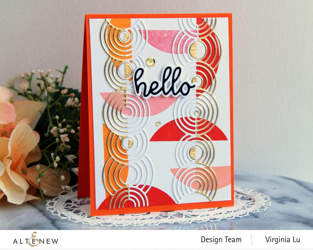 Part A-Glitz Art Craft Co.,LTD Dies Rippling Rings Border Die