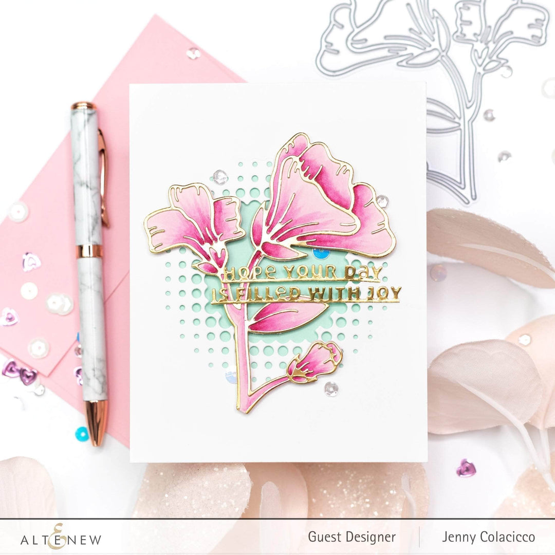 Part A-Glitz Art Craft Co.,LTD Dies Slim Sentiments Die Set