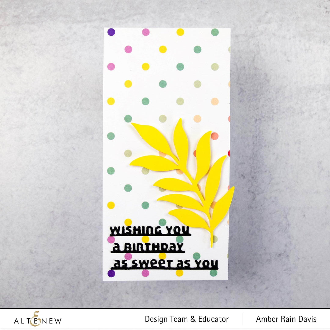 Part A-Glitz Art Craft Co.,LTD Dies Slim Sentiments Die Set