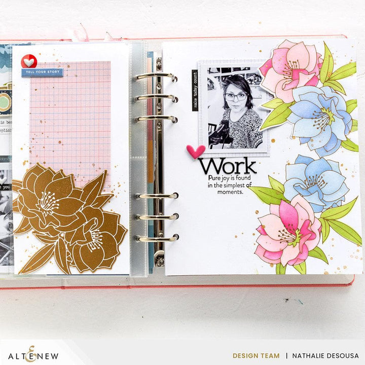 Part A-Glitz Art Craft Co.,LTD Dies Spark Joy: Black Hellebore Add-On Die Set