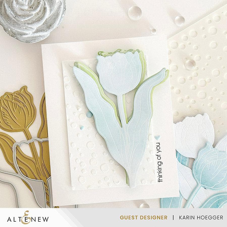 Part A-Glitz Art Craft Co.,LTD Dies Spark Joy: Blushing Tulip Add-On Die