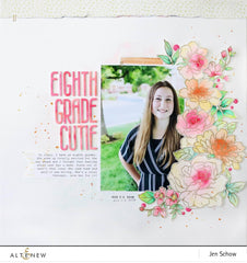 Part A-Glitz Art Craft Co.,LTD Dies Tall Alpha Die Set