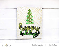 Part A-Glitz Art Craft Co.,LTD Dies Tree Mix Die Set