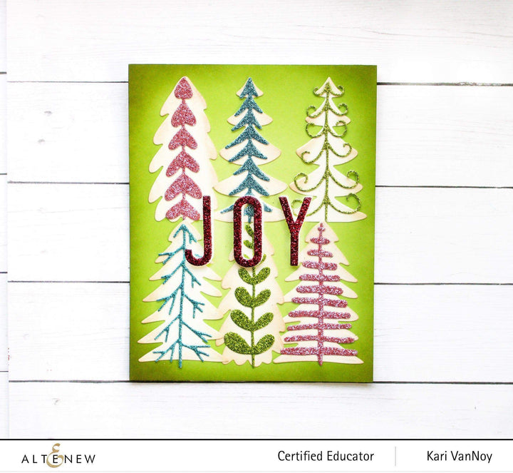 Part A-Glitz Art Craft Co.,LTD Dies Tree Mix Die Set
