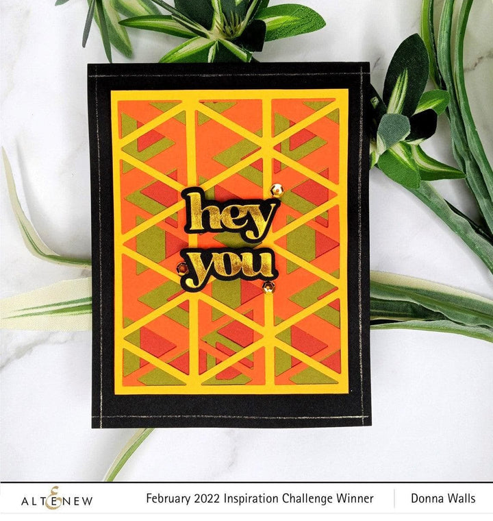 Part A-Glitz Art Craft Co.,LTD Dies Triangle Madness Die Set