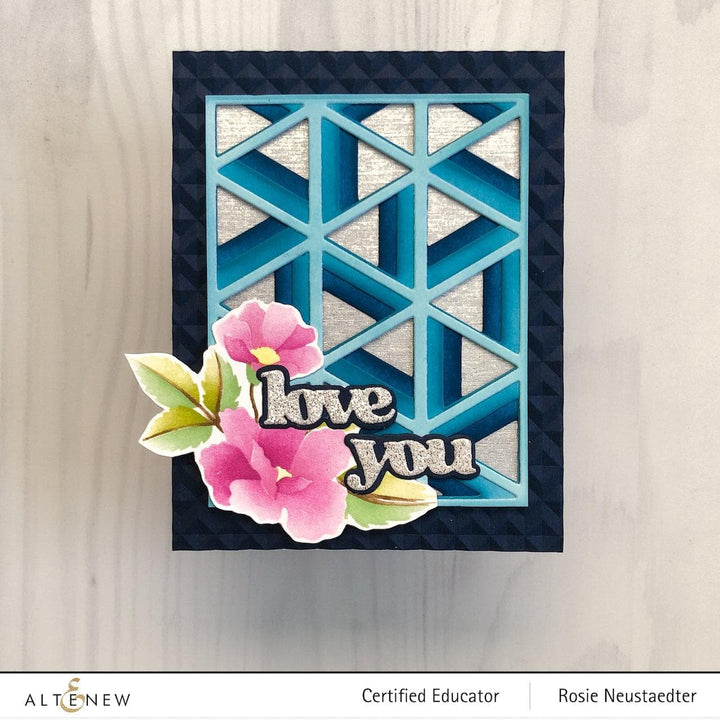Part A-Glitz Art Craft Co.,LTD Dies Triangle Madness Die Set
