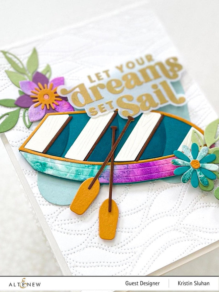 Part A-Glitz Art Craft Co.,LTD Dies Wooden Rowboat Die Set