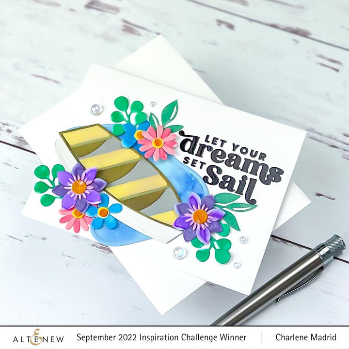 Part A-Glitz Art Craft Co.,LTD Dies Wooden Rowboat Die Set