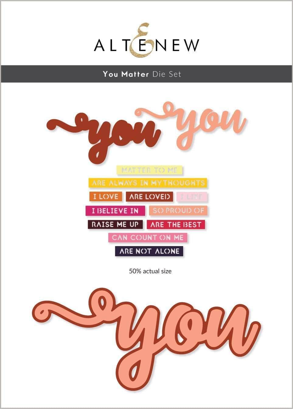 Part A-Glitz Art Craft Co.,LTD Dies You Matter Die Set