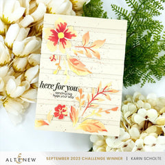 Dynamic Duo: Painted Floral Swag & Add-on Die Bundle