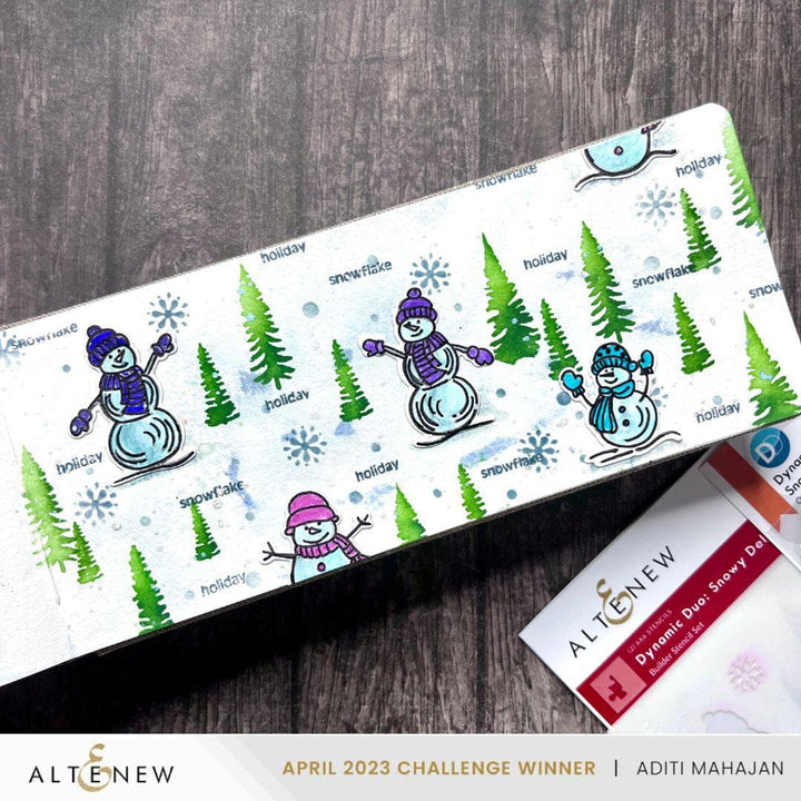 Altenew Dynamic Duo Bundle Dynamic Duo: Snowy Delight & Add-on Die Bundle
