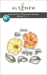 Dynamic Duo: Watercolor Dreams & Add-on Die Bundle