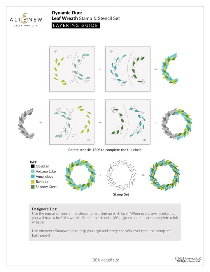 Altenew Dynamic Duo Dynamic Duo: Leaf Wreath
