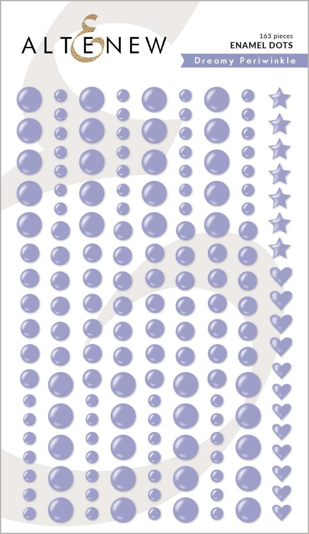 Dreamy Periwinkle Promo Enamel Dots