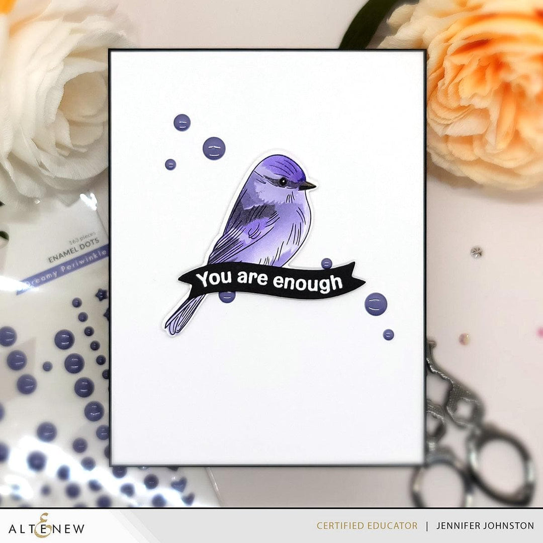 Dreamy Periwinkle Promo Enamel Dots