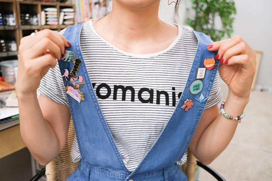 PinSource Embellishments Geometric Bear Enamel Pin