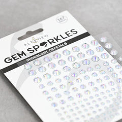 Iridescent Crystals Gem Sparkles