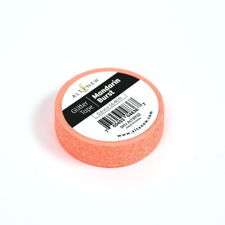 Mandarin Burst Glitter Tape