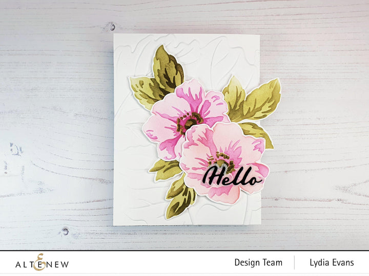 Part A-Glitz Art Craft Co.,LTD Embossing Folder Alocasia 3D Embossing Folder