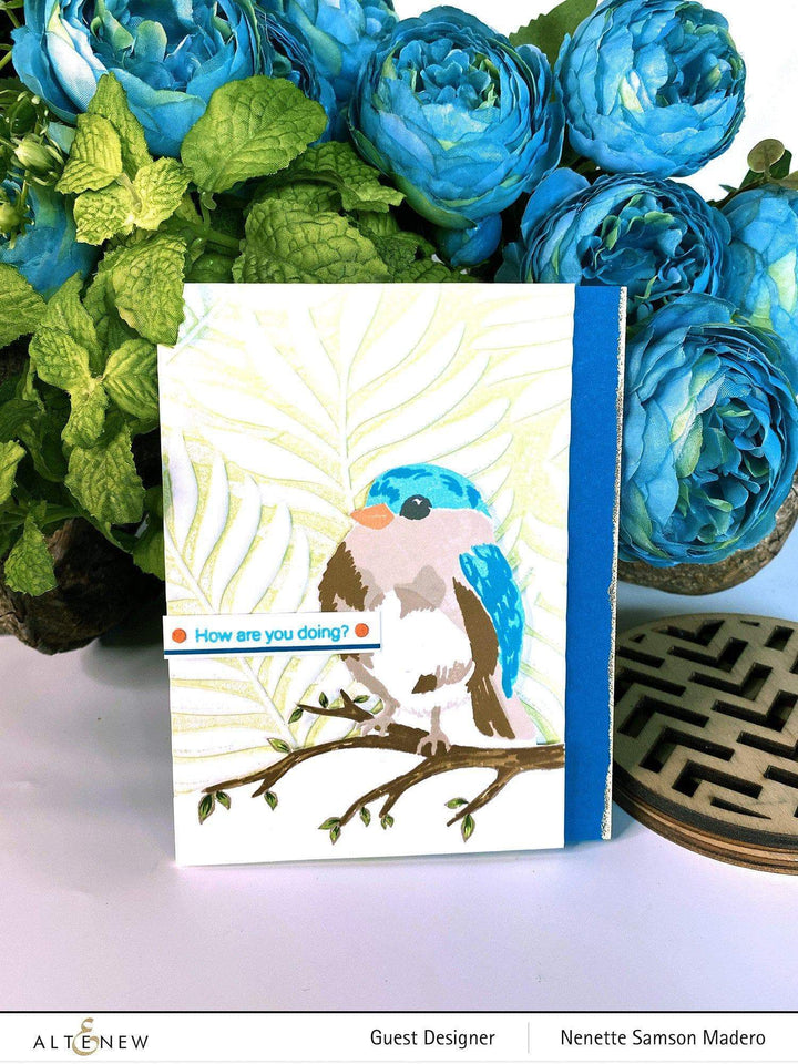 Part A-Glitz Art Craft Co.,LTD Embossing Folder Areca Palm 3D Embossing Folder
