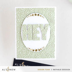 Batik Blooms 3D Embossing Folder