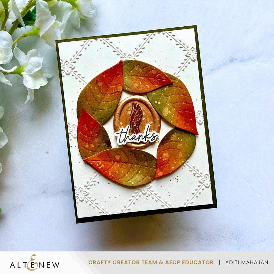 Crisscross Blooms 3D Embossing Folder