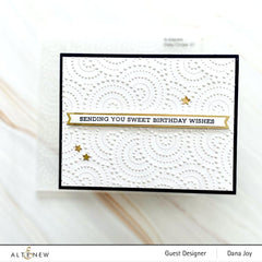 Part A-Glitz Art Craft Co.,LTD Embossing Folder Dotty Circles 3D Embossing Folder