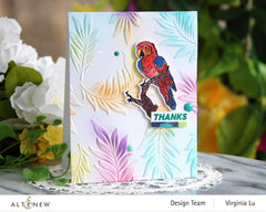 Part A-Glitz Art Craft Co.,LTD Embossing Folder Floating Foliage 3D Embossing Folder