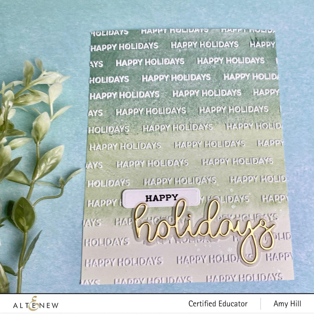 Exceptional Embossed Sentimets - Altenew