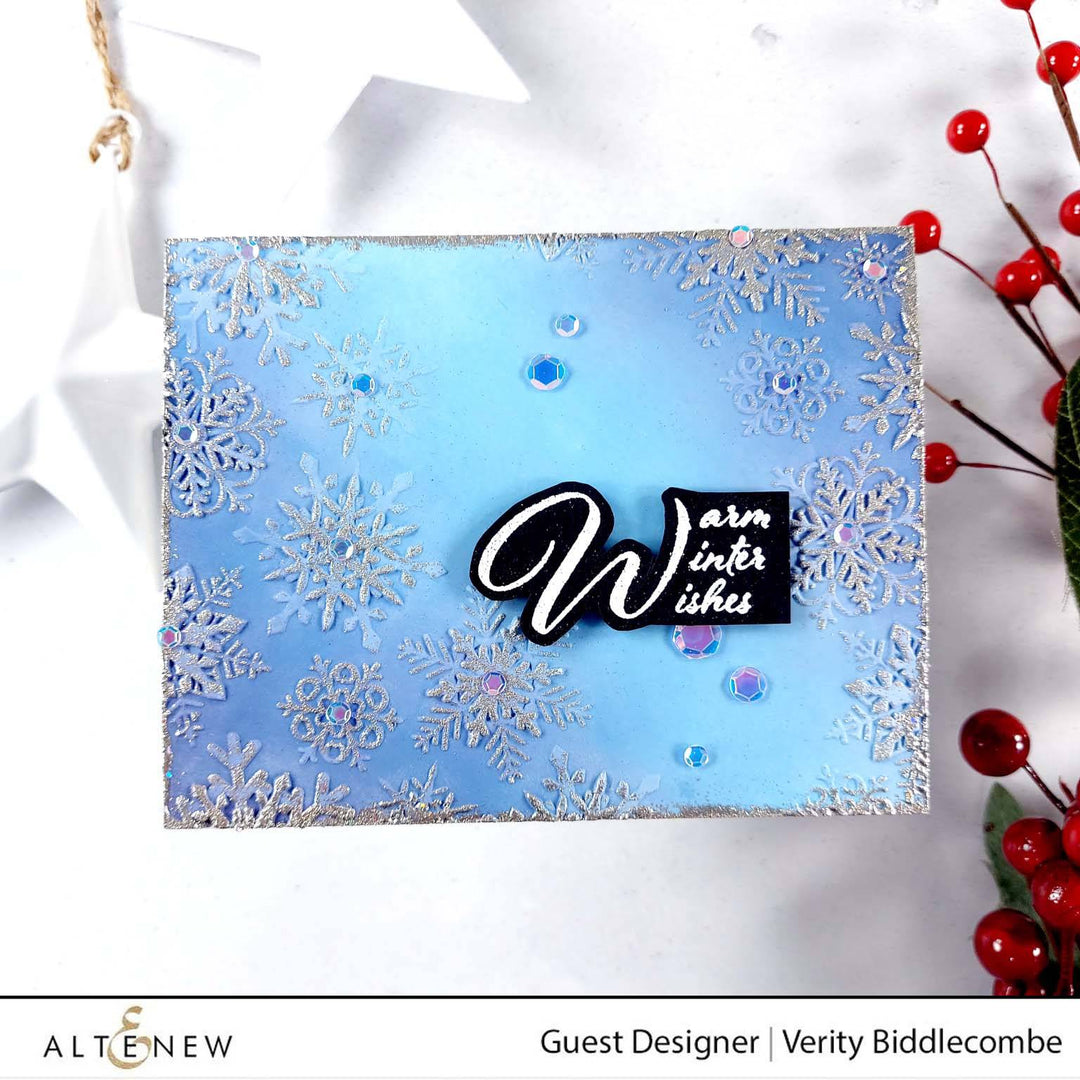 Part A-Glitz Art Craft Co.,LTD Embossing Folder Layered Snowflakes 3D Embossing Folder