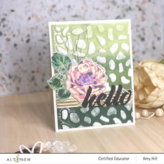 Part A-Glitz Art Craft Co.,LTD Embossing Folder Linked Ovals 3D Embossing Folder