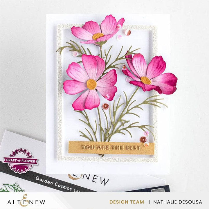 Mini Sentiments 3D Embossing folder