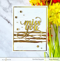Part A-Glitz Art Craft Co.,LTD Embossing Folder Modern Lines 3D Embossing Folder