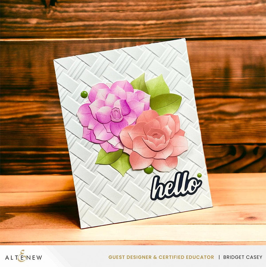Natural Wicker Pattern 3D Embossing Folder
