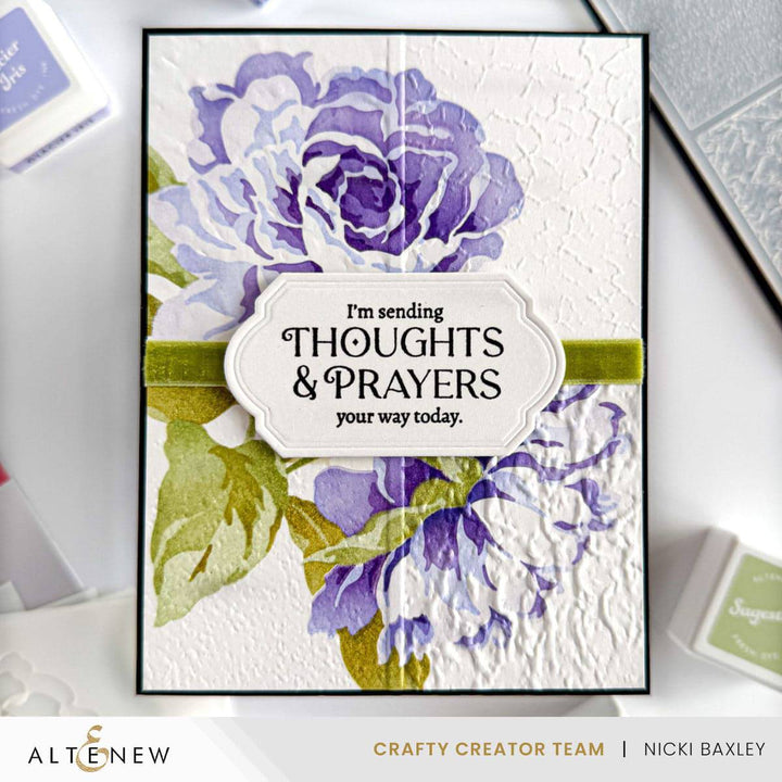 Textured Blocks 3D Embossing Folder