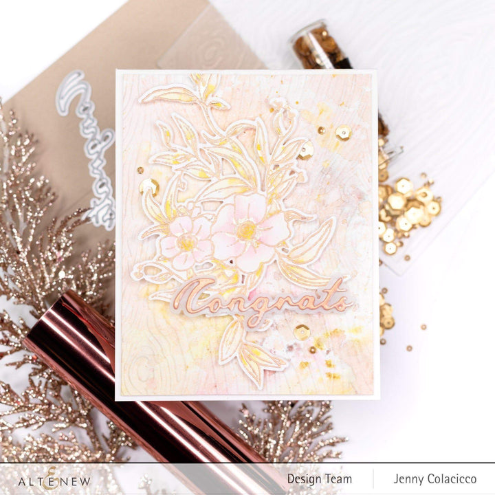 Part A-Glitz Art Craft Co.,LTD Embossing Folder Tree Bark 3D Embossing Folder