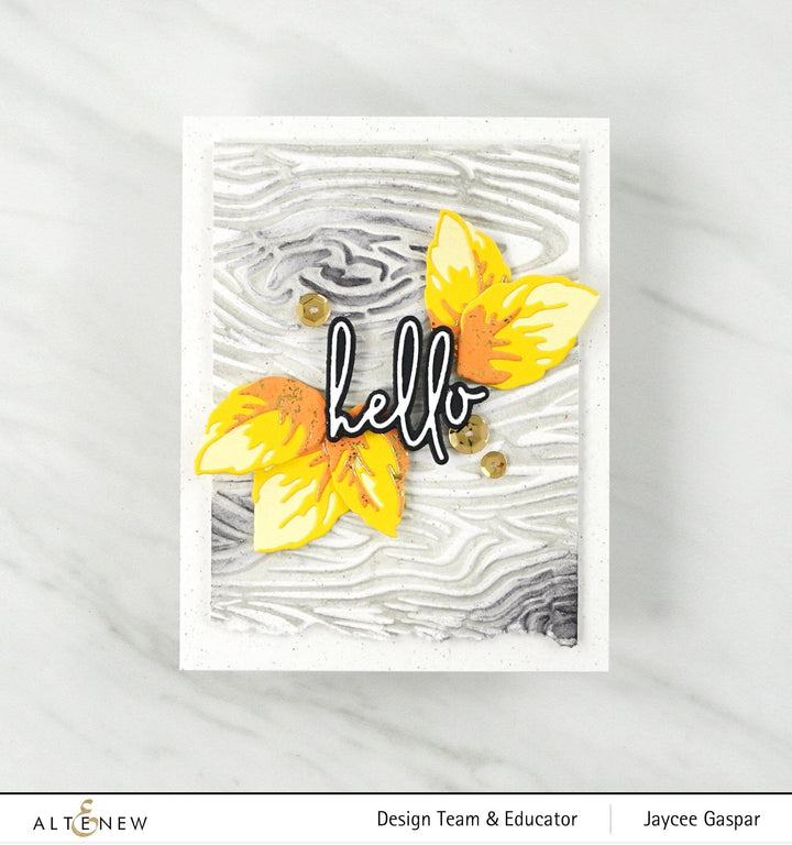 Part A-Glitz Art Craft Co.,LTD Embossing Folder Tree Bark 3D Embossing Folder