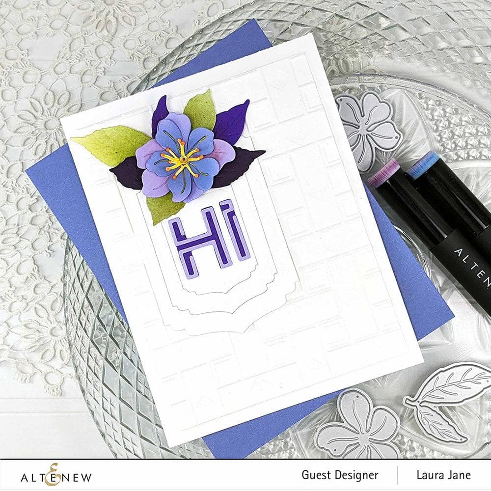 Part A-Glitz Art Craft Co.,LTD Embossing Folder Zellige Tiles 3D Embossing Folder