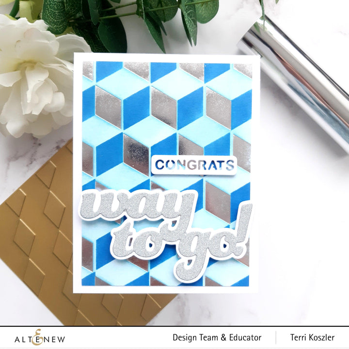Part A-Glitz Art Craft Co.,LTD Hot Foil Plate Cube Builder Hot Foil Plate